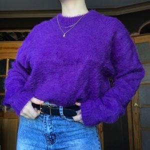 COPY - 💙2 for 15$💙 H&M Purple fuzzy sweater BNWOT